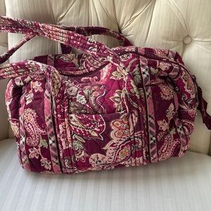 Vera Bradley quilted satchel purse handbag